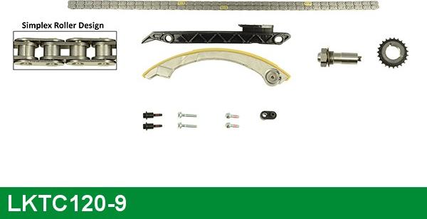 LUCAS LKTC120-9 - Kit de distribution par chaîne cwaw.fr