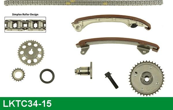 LUCAS LKTC34-15 - Kit de distribution par chaîne cwaw.fr