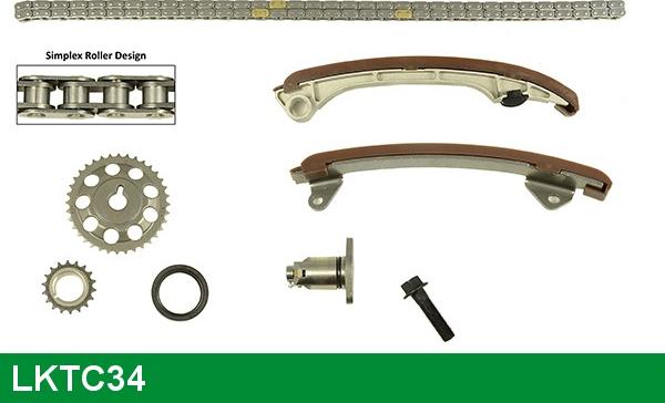 LUCAS LKTC34 - Kit de distribution par chaîne cwaw.fr