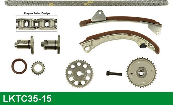 LUCAS LKTC35-15 - Kit de distribution par chaîne cwaw.fr