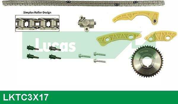 LUCAS LKTC3X17 - Kit de distribution par chaîne cwaw.fr