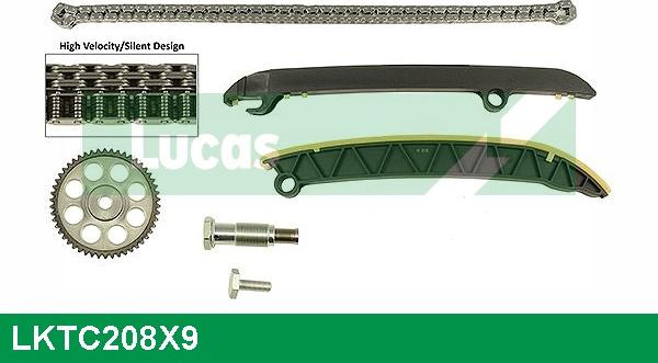 LUCAS LKTC208X9 - Kit de distribution par chaîne cwaw.fr