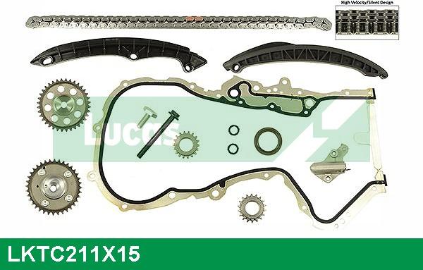 LUCAS LKTC211X15 - Kit de distribution par chaîne cwaw.fr