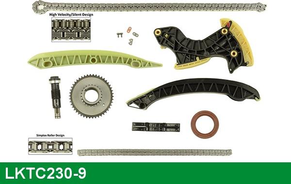 LUCAS LKTC230-9 - Kit de distribution par chaîne cwaw.fr