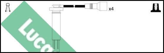 LUCAS LUC4496 - Kit de câbles d'allumage cwaw.fr
