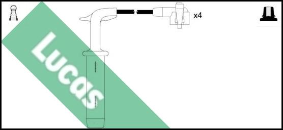 LUCAS LUC4457 - Kit de câbles d'allumage cwaw.fr