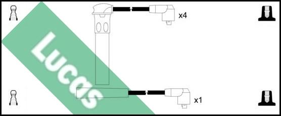 LUCAS LUC4622 - Kit de câbles d'allumage cwaw.fr