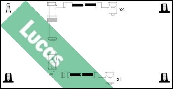 LUCAS LUC5089 - Kit de câbles d'allumage cwaw.fr