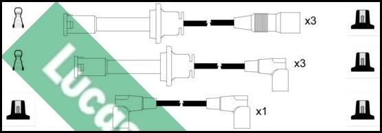 LUCAS LUC5229 - Kit de câbles d'allumage cwaw.fr