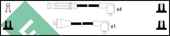 LUCAS LUC7041 - Kit de câbles d'allumage cwaw.fr