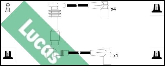 LUCAS LUC7130 - Kit de câbles d'allumage cwaw.fr