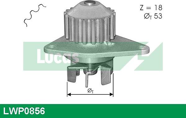 LUCAS LWP0856 - Pompe à eau cwaw.fr