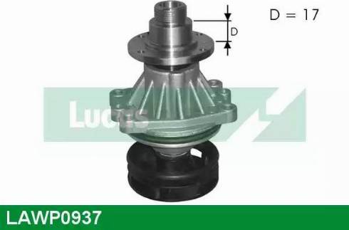 Lucas Engine Drive LAWP0937 - Pompe à eau cwaw.fr