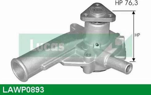 Lucas Engine Drive LAWP0893 - Pompe à eau cwaw.fr