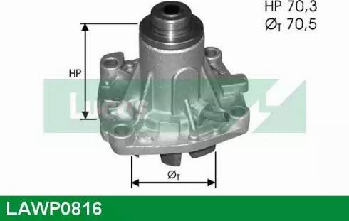 Lucas Engine Drive LAWP0816 - Pompe à eau cwaw.fr