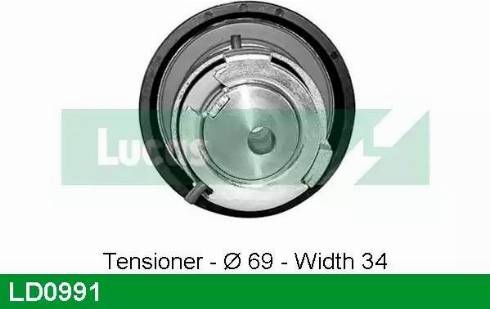 Lucas Engine Drive LD0991 - Poulie-tendeur, courroie de distribution cwaw.fr