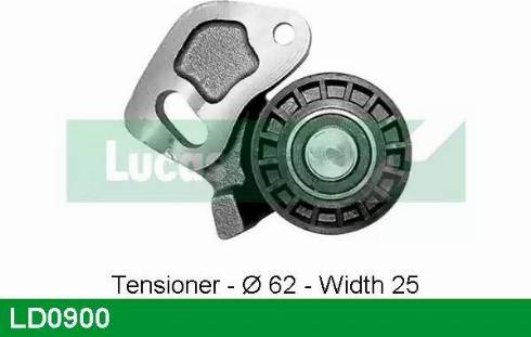 Lucas Engine Drive LD0900 - Poulie-tendeur, courroie de distribution cwaw.fr