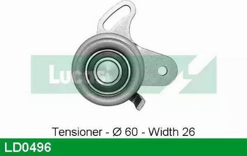 Lucas Engine Drive LD0496 - Poulie-tendeur, courroie de distribution cwaw.fr