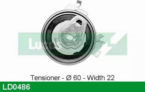 Lucas Engine Drive LD0486 - Poulie-tendeur, courroie de distribution cwaw.fr