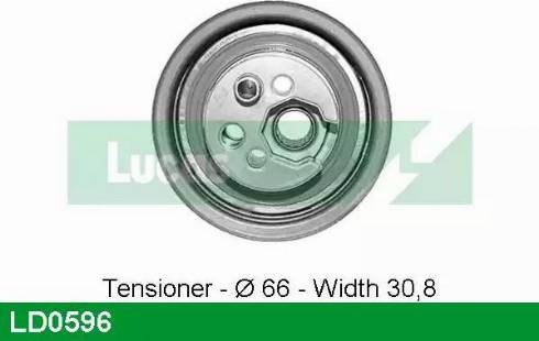 Lucas Engine Drive LD0596 - Poulie-tendeur, courroie de distribution cwaw.fr