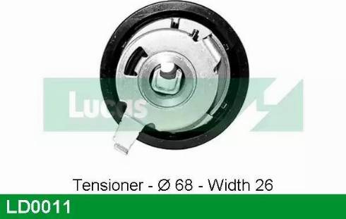 Lucas Engine Drive LD0011 - Poulie-tendeur, courroie de distribution cwaw.fr