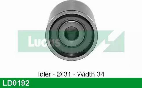 Lucas Engine Drive LD0192 - Poulie-tendeur, courroie de distribution cwaw.fr