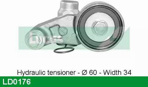 Lucas Engine Drive LD0176 - Poulie-tendeur, courroie de distribution cwaw.fr