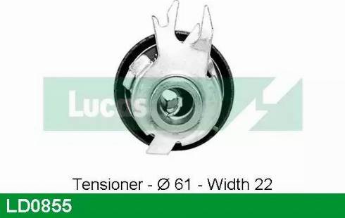 Lucas Engine Drive LD0855 - Poulie-tendeur, courroie de distribution cwaw.fr