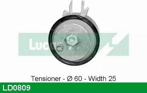 Lucas Engine Drive LD0809 - Poulie-tendeur, courroie de distribution cwaw.fr