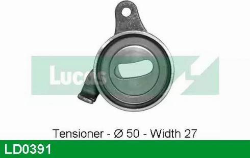 Lucas Engine Drive LD0391 - Poulie-tendeur, courroie de distribution cwaw.fr