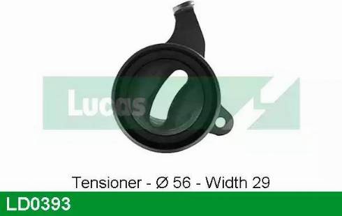 Lucas Engine Drive LD0393 - Poulie-tendeur, courroie de distribution cwaw.fr