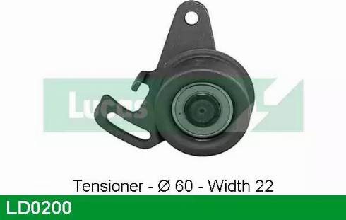 Lucas Engine Drive LD0200 - Poulie-tendeur, courroie de distribution cwaw.fr