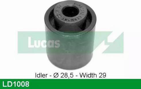 Lucas Engine Drive LD1008 - Poulie-tendeur, courroie de distribution cwaw.fr