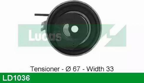 Lucas Engine Drive LD1036 - Tendeur de courroie, courroie de distribution cwaw.fr