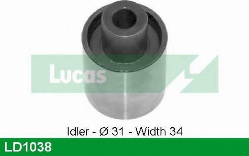 Lucas Engine Drive LD1038 - Poulie-tendeur, courroie de distribution cwaw.fr