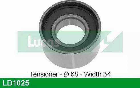 Lucas Engine Drive LD1025 - Poulie-tendeur, courroie de distribution cwaw.fr