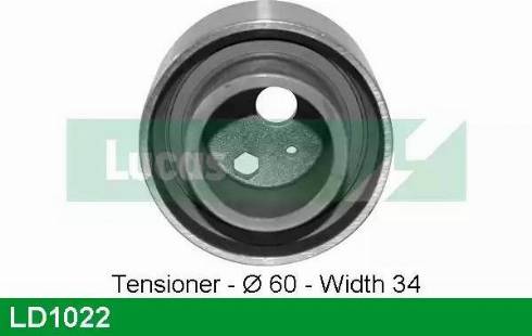 Lucas Engine Drive LD1022 - Poulie-tendeur, courroie de distribution cwaw.fr