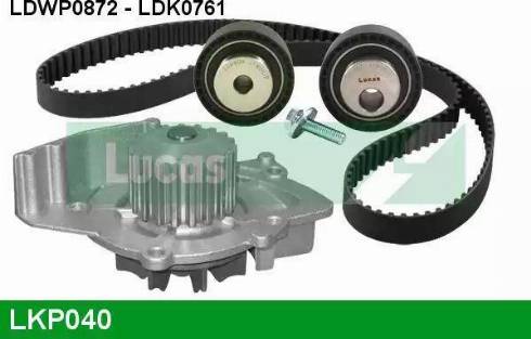 Lucas Engine Drive LKP040 - Pompe à eau + kit de courroie de distribution cwaw.fr