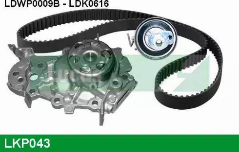 Lucas Engine Drive LKP043 - Pompe à eau + kit de courroie de distribution cwaw.fr