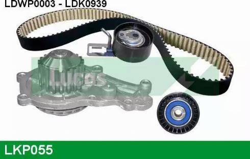 Lucas Engine Drive LKP055 - Pompe à eau + kit de courroie de distribution cwaw.fr