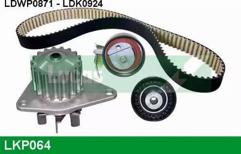 Lucas Engine Drive LKP064 - Pompe à eau + kit de courroie de distribution cwaw.fr