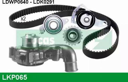 Lucas Engine Drive LKP065 - Pompe à eau + kit de courroie de distribution cwaw.fr