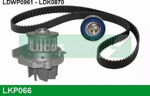 Lucas Engine Drive LKP066 - Pompe à eau + kit de courroie de distribution cwaw.fr