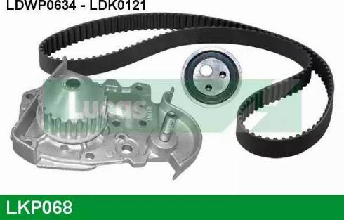 Lucas Engine Drive LKP068 - Pompe à eau + kit de courroie de distribution cwaw.fr