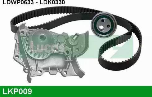 Lucas Engine Drive LKP009 - Pompe à eau + kit de courroie de distribution cwaw.fr