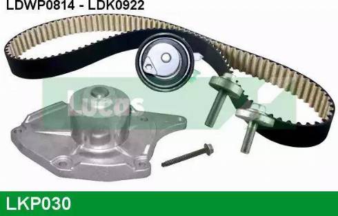 Lucas Engine Drive LKP030 - Pompe à eau + kit de courroie de distribution cwaw.fr