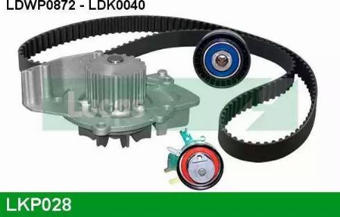 Lucas Engine Drive LKP028 - Pompe à eau + kit de courroie de distribution cwaw.fr