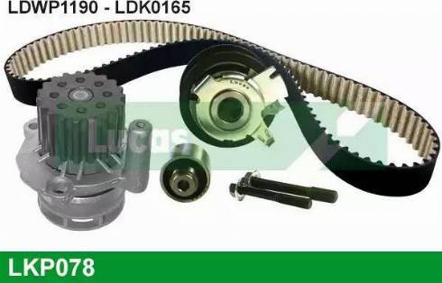 Lucas Engine Drive LKP078 - Pompe à eau + kit de courroie de distribution cwaw.fr