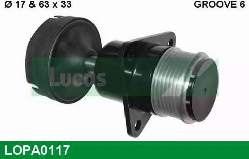 Lucas Engine Drive LOPA0117 - Poulie, alternateur cwaw.fr