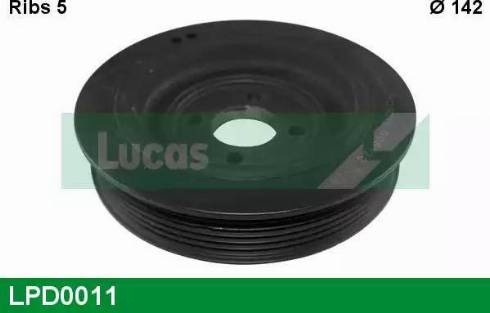 Lucas Engine Drive LPD0011 - Poulie, vilebrequin cwaw.fr